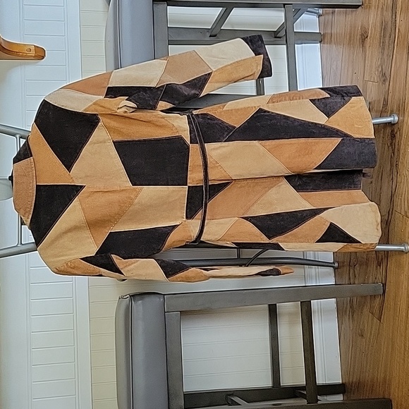 Small Leather/Suede peacoat - Picture 3 of 3